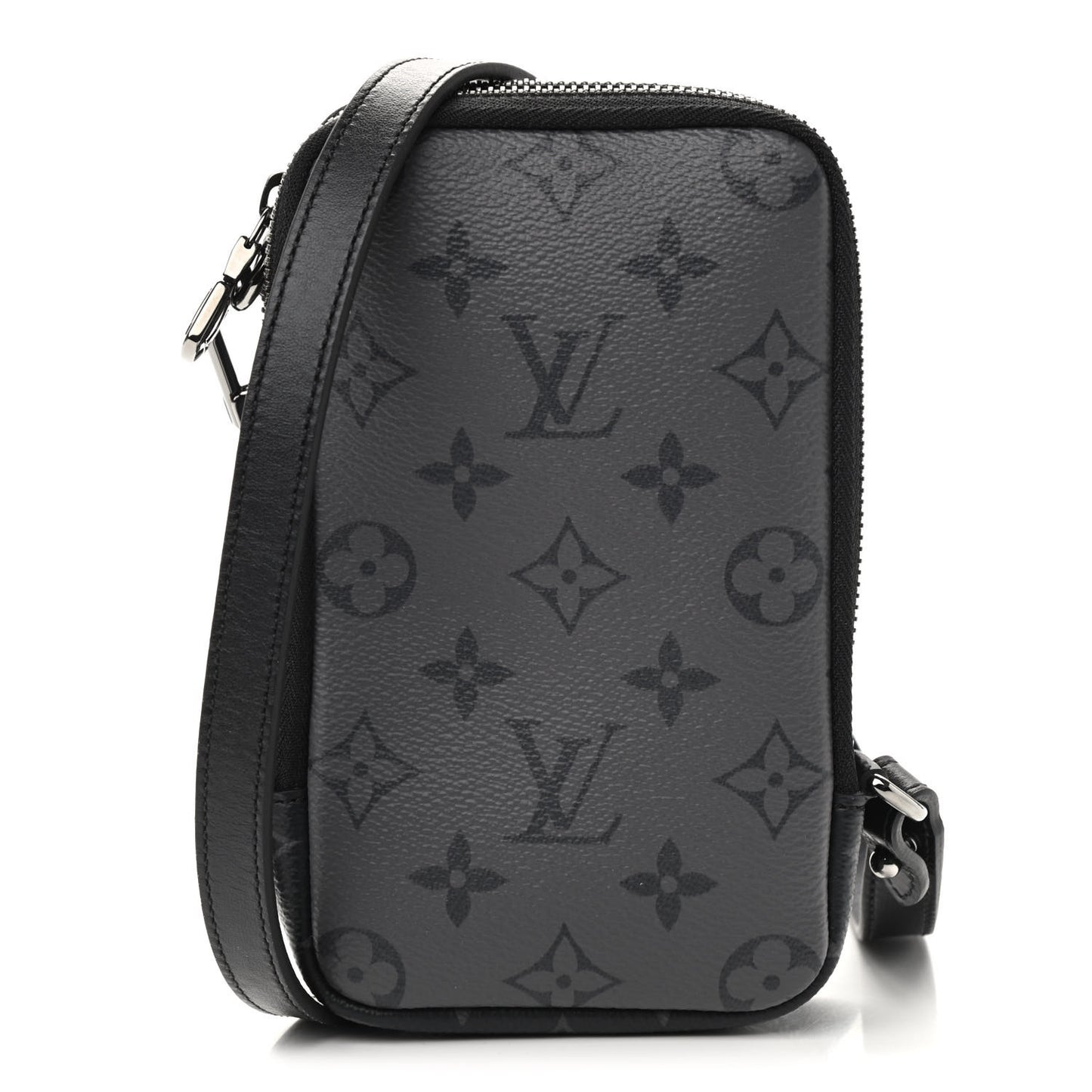 Monogram Eclipse Reverse Double Phone Pouch