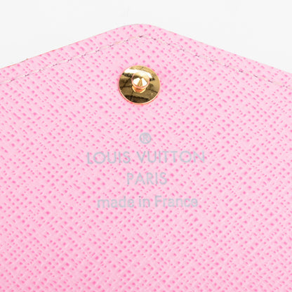 Louis Vuitton Monogram Multicolor Sarah Wallet NM White Litchi 6 of 6