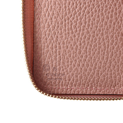 Gucci Dollar Calfskin Medium GG Zip Around Wallet Soft Pink 6 of 8