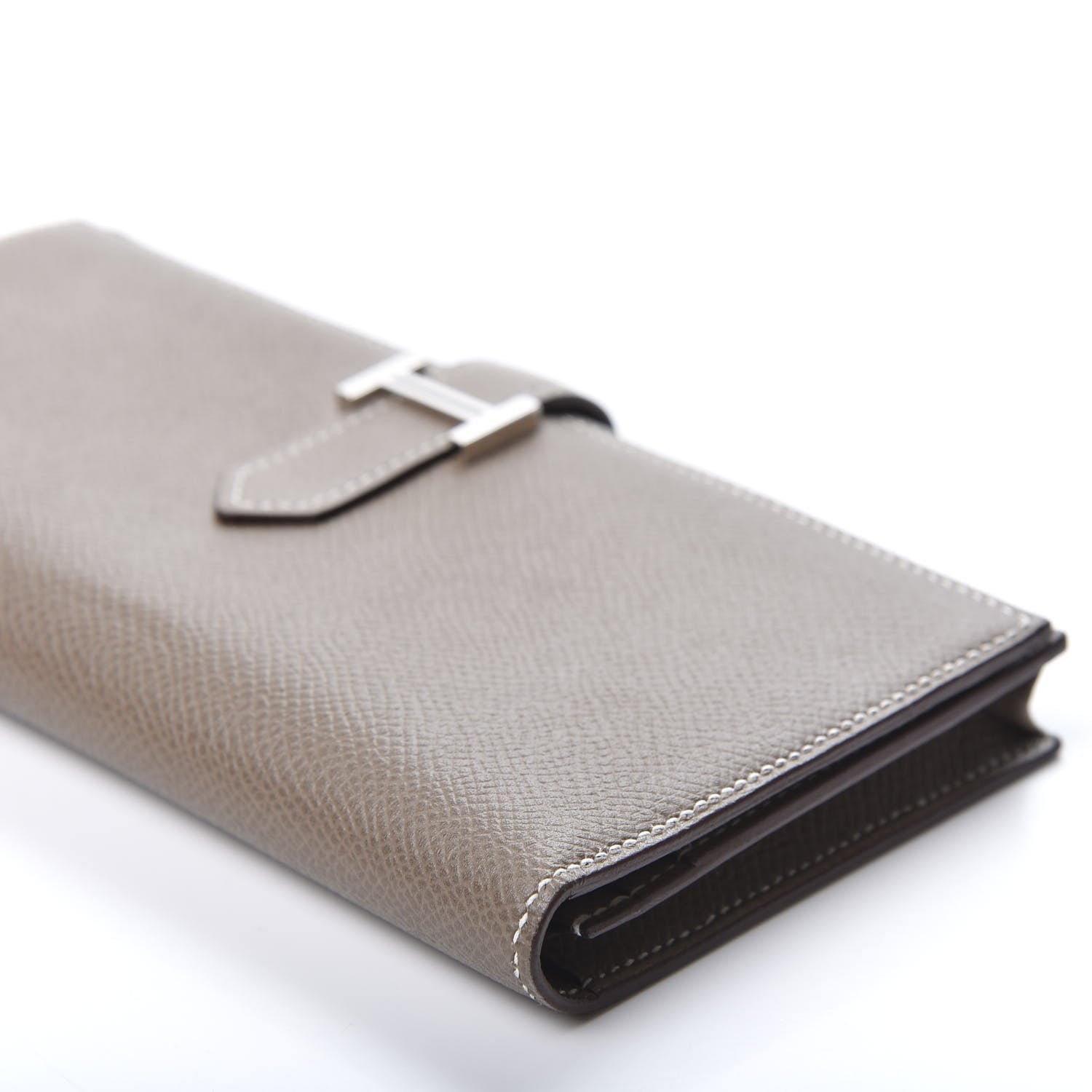 Hermes Epsom Bearn Gusset Wallet Etoupe 6 of 8