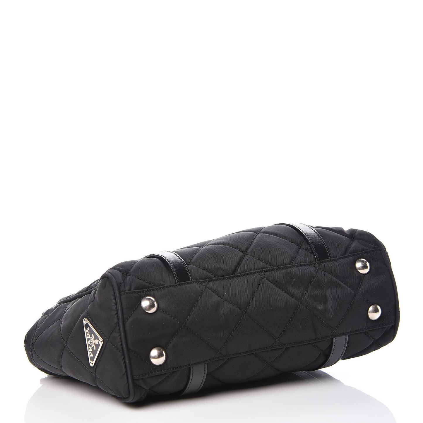 Tessuto Nylon Quilted Small Tote Black