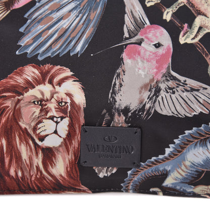 Valentino Garavani Nylon Fantastic Animal Pouch Black 7 of 9