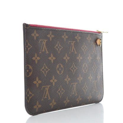 Louis Vuitton Monogram Neverfull MM GM Pochette Pivoine 3 of 11