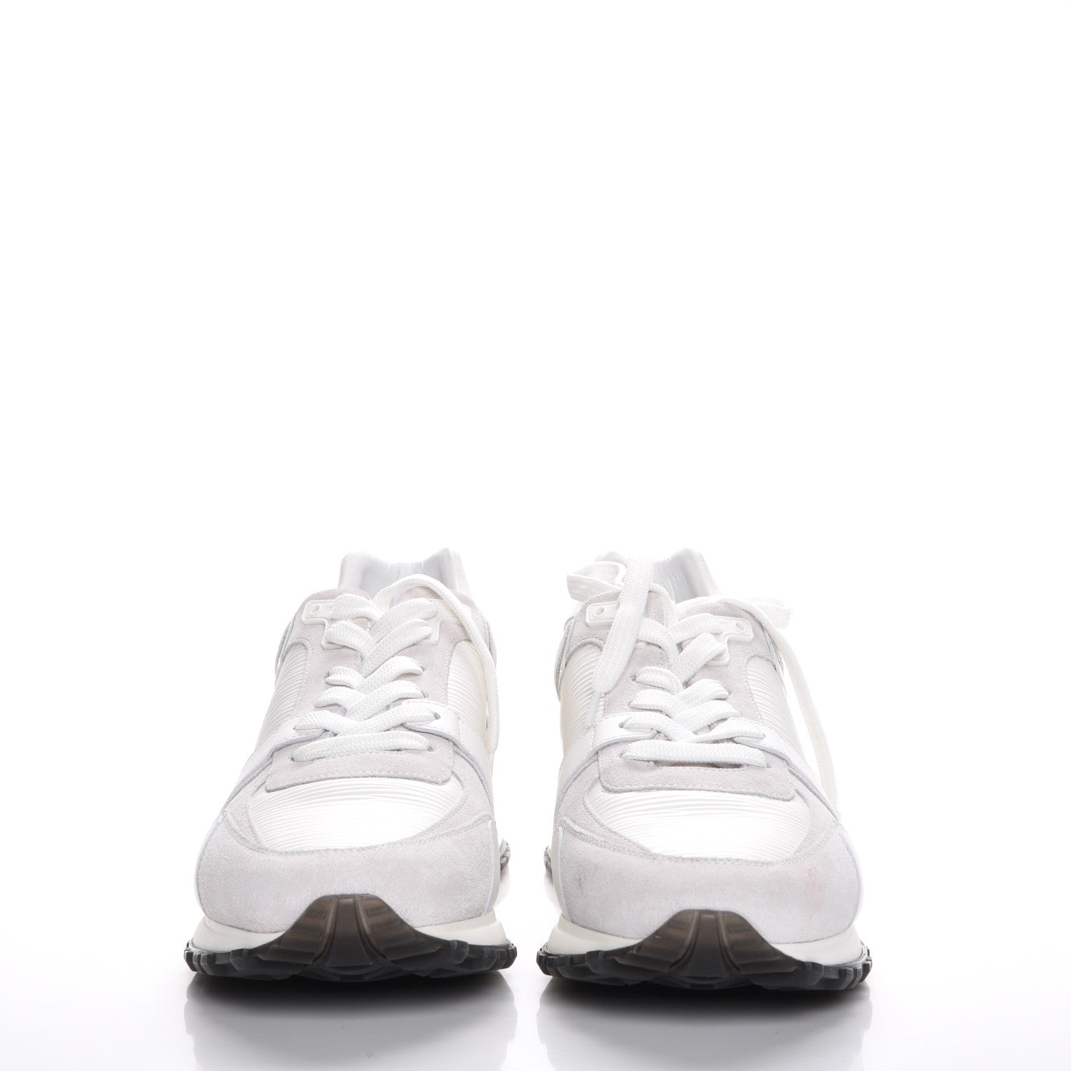 Louis Vuitton Epi Suede Run Away Sneakers 37.5 White 2 of 10