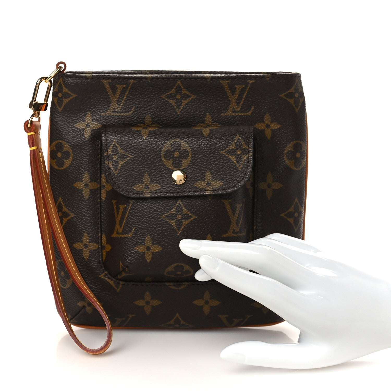 Louis Vuitton Monogram Partition Wristlet 2 of 6