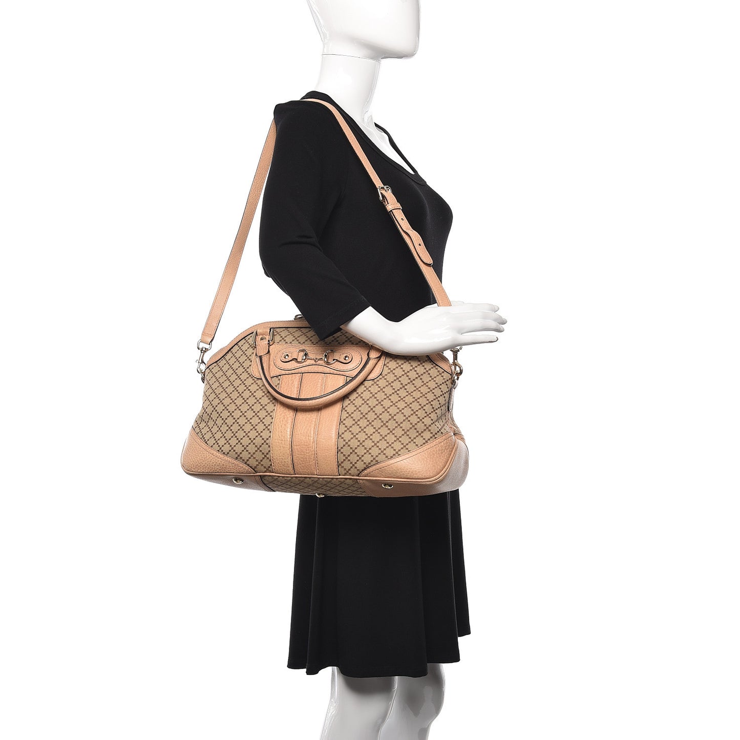 Diamante Medium Cathrine Dome Satchel