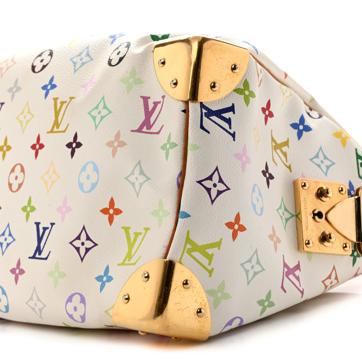 Louis Vuitton Monogram Multicolor Speedy 30 White 9 of 13