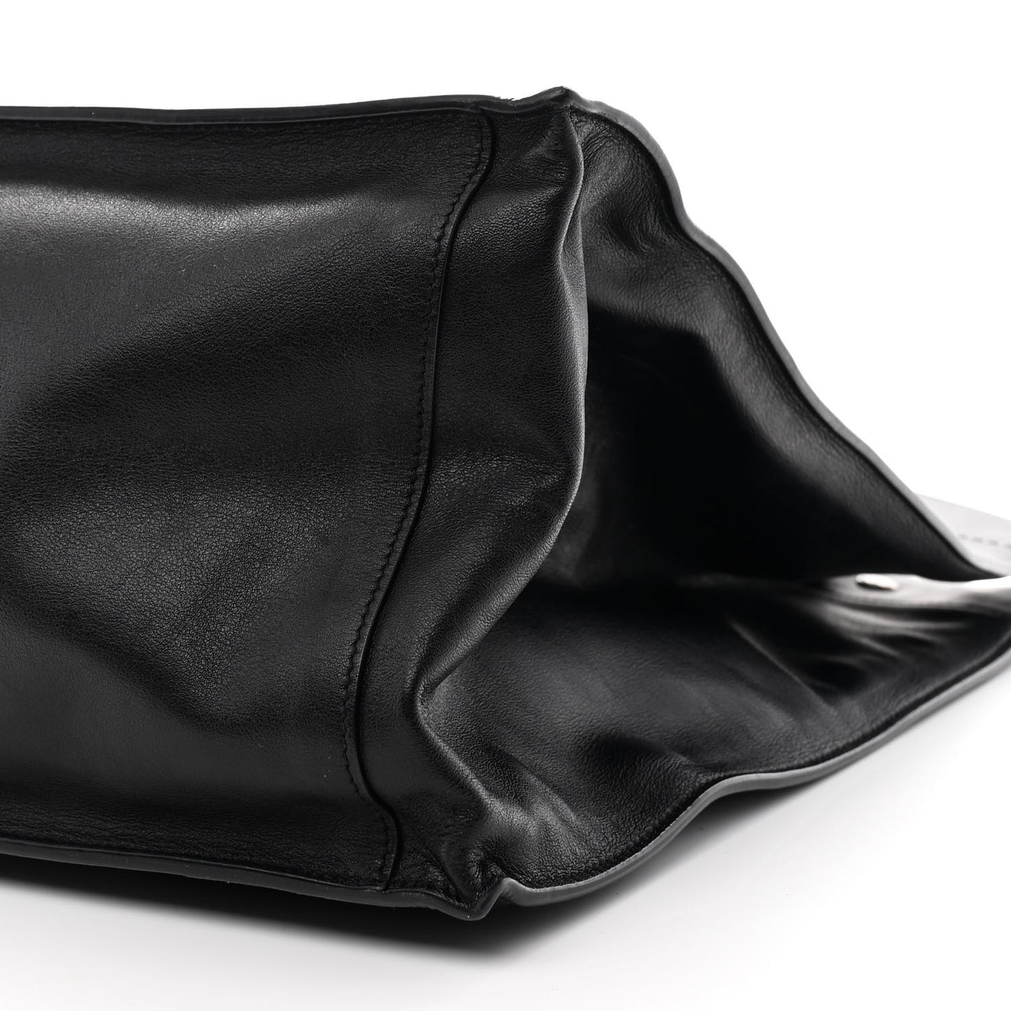 Vitello Rive Gauche Large Tote Black