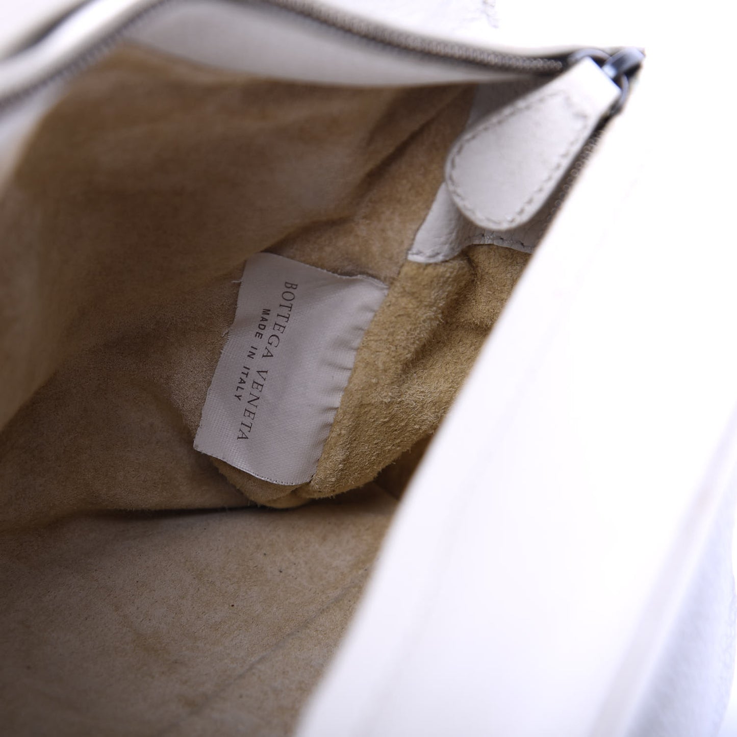 Grained Calfskin Toggle Crossbody White Multicolor