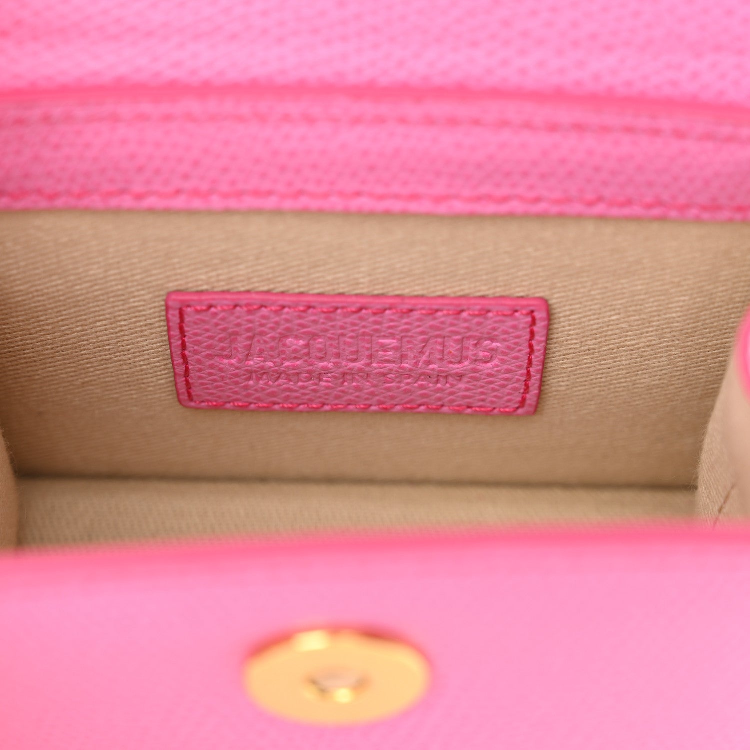 Jacquemus Grained Calfskin Le Chiquito Pink 6 of 9