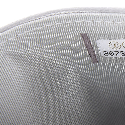 Chanel Metallic Goatskin Quilted 19 Card Holder Silver 8 of 8