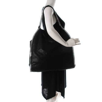 Stella McCartney Shaggy Deer Big Falabella Tote Black 2 of 6
