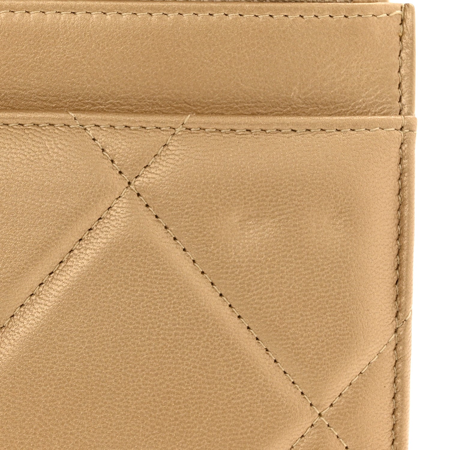 Chanel Metallic Goatskin Quilted Chanel 19 Wallet On Chain WOC Gold 13 of 13