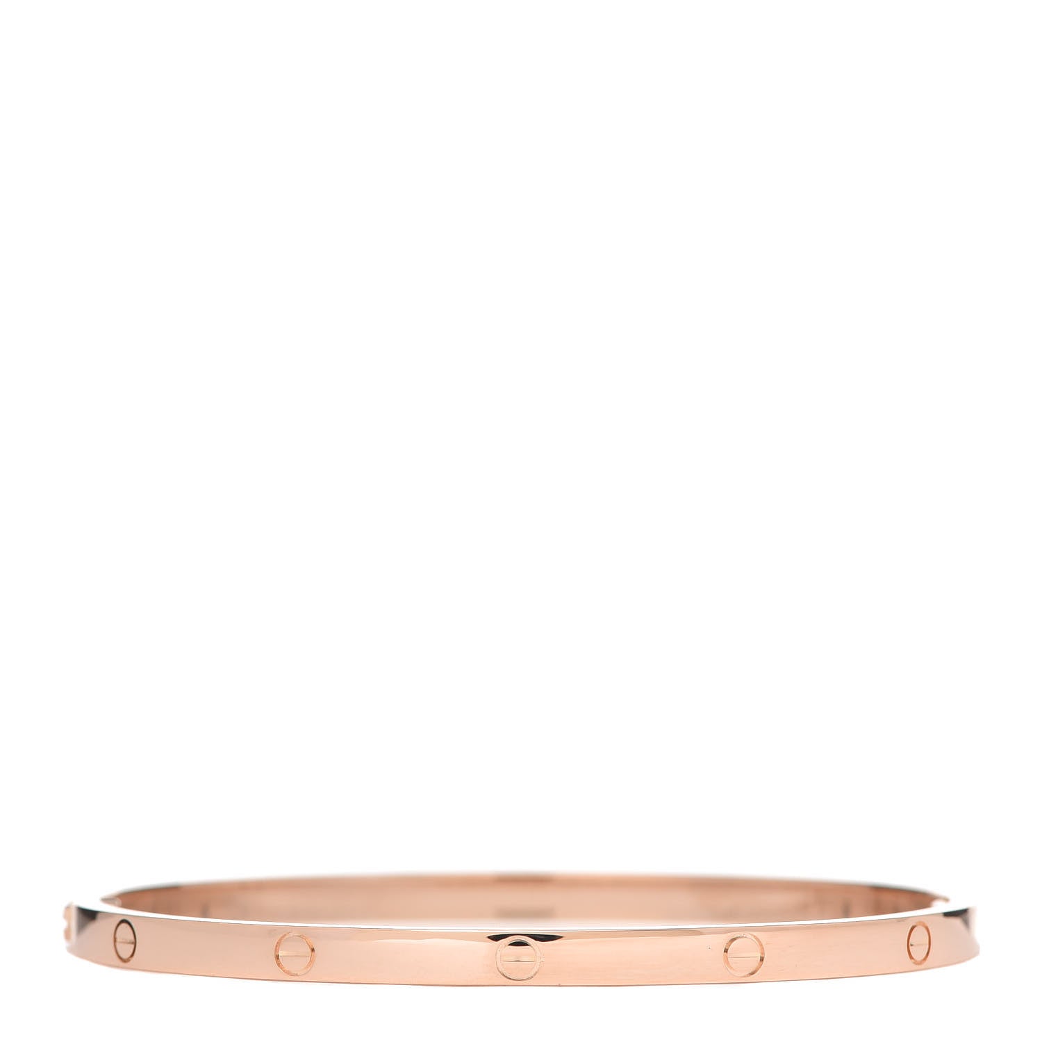 Cartier 18K Pink Gold Small LOVE Bracelet 17 1 of 7