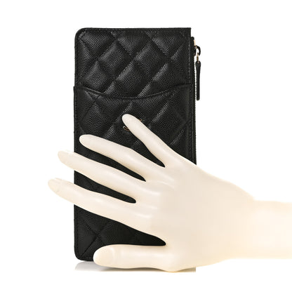 Chanel Caviar Quilted Classic iPhone Pouch Black 2 of 10
