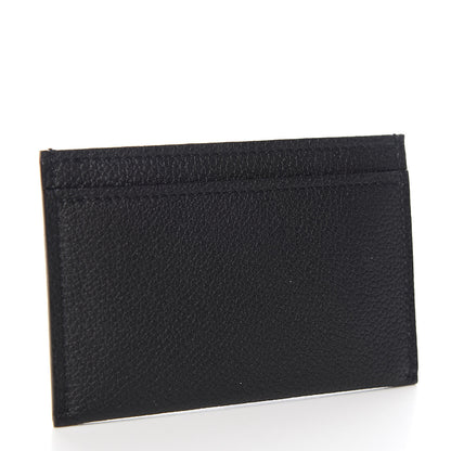 Louis Vuitton Calfskin Lockme Card Holder Black 3 of 7