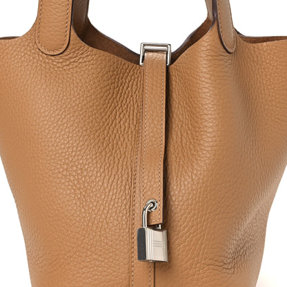Hermes Taurillon Clemence Picotin Lock 18 PM Biscuit 8 of 12