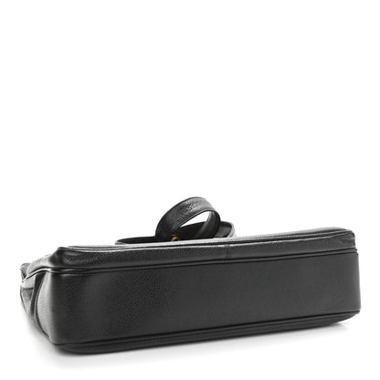 Chanel Caviar Flap Shoulder Bag Black 3 of 12