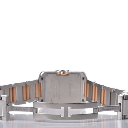 Cartier Stainless Steel 18K Pink Gold Diamond 23mm Tank Anglaise Quartz Watch 6 of 12