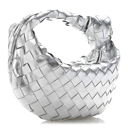 Bottega Veneta Metallic Nappa Intrecciato Mini Jodie Silver 3 of 11