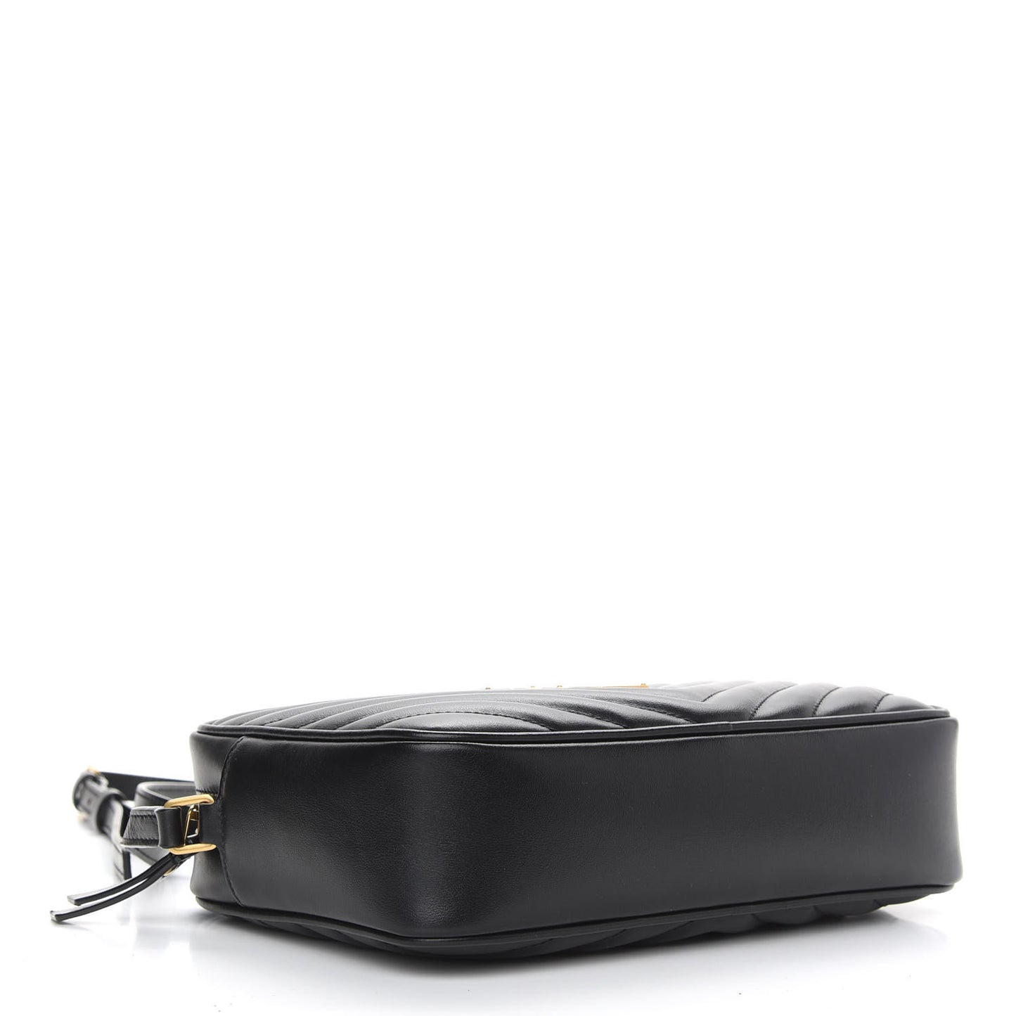 Calfskin Matelasse Monogram Lou Camera Bag Black