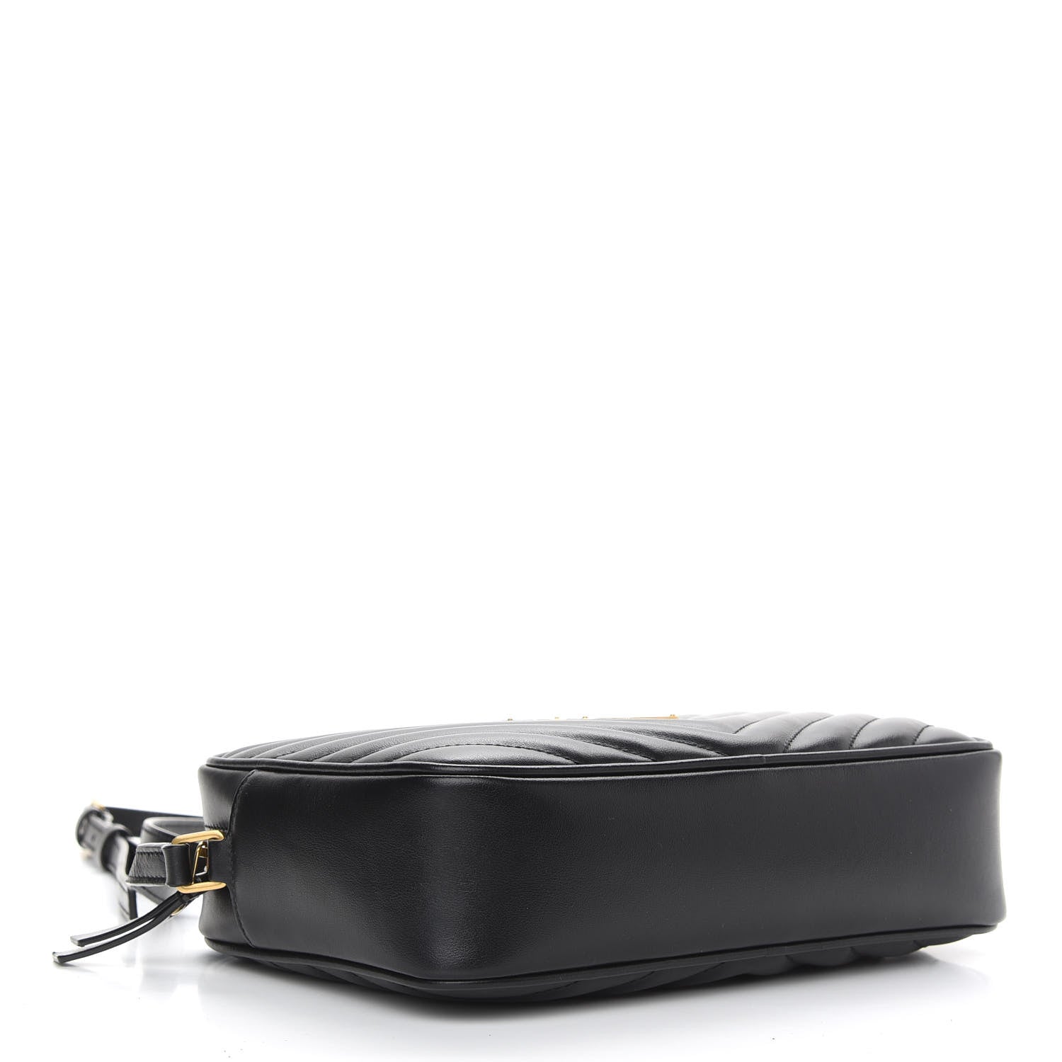Saint Laurent Calfskin Matelasse Monogram Lou Camera Bag Black 4 of 9