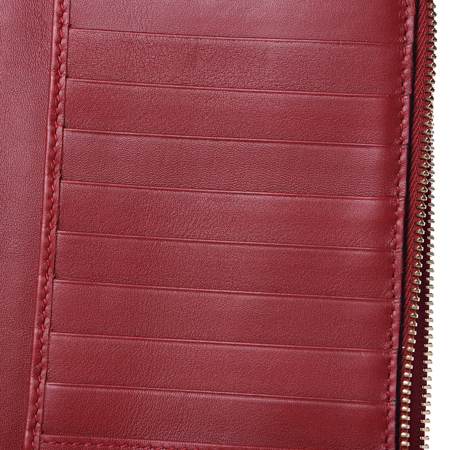 Gucci Microguccissima Zip Around Top Handle Travel Wallet Red 11 of 12