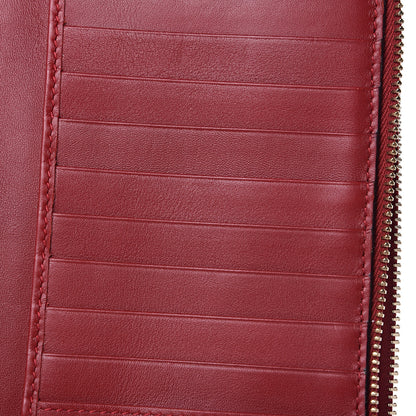 Gucci Microguccissima Zip Around Top Handle Travel Wallet Red 11 of 12