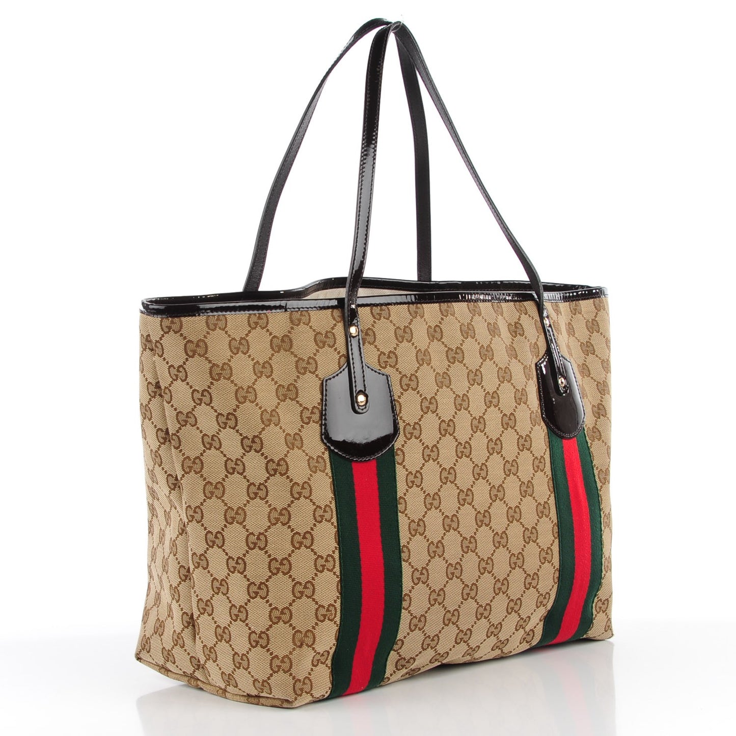 Monogram Web Large Jolie Tote Brown