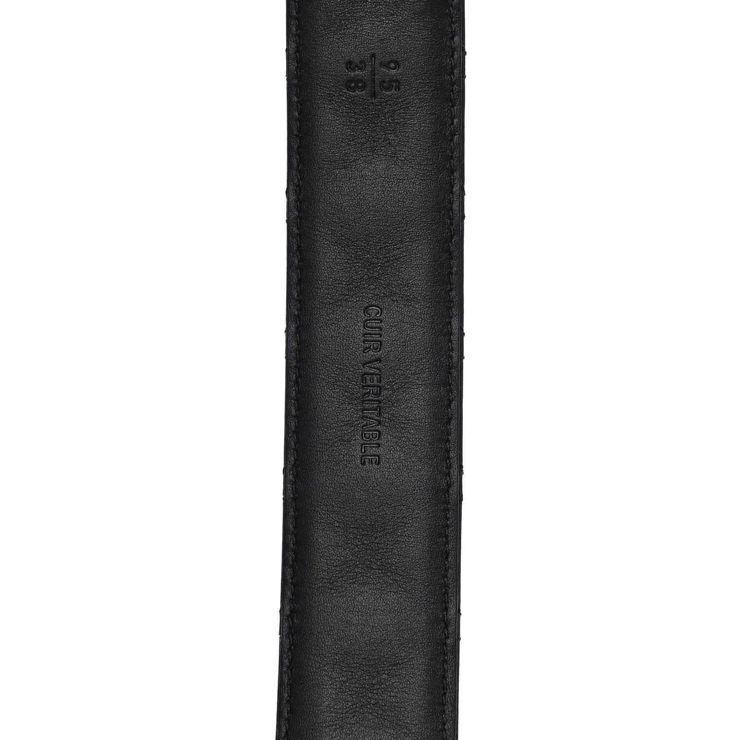 Chanel Lambskin Quilted CC Chain Belt 95 38 Black 6 of 11