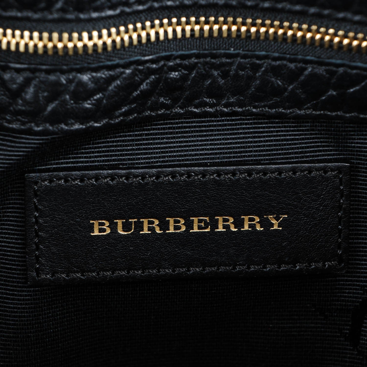 Burberry Signature Grain Calfskin Check Embossed Small Chichester Crossbody Clutch Bag Black 6 of 9