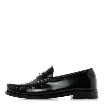 Saint Laurent Calfskin Penny Loafers 36 Black 1 of 8