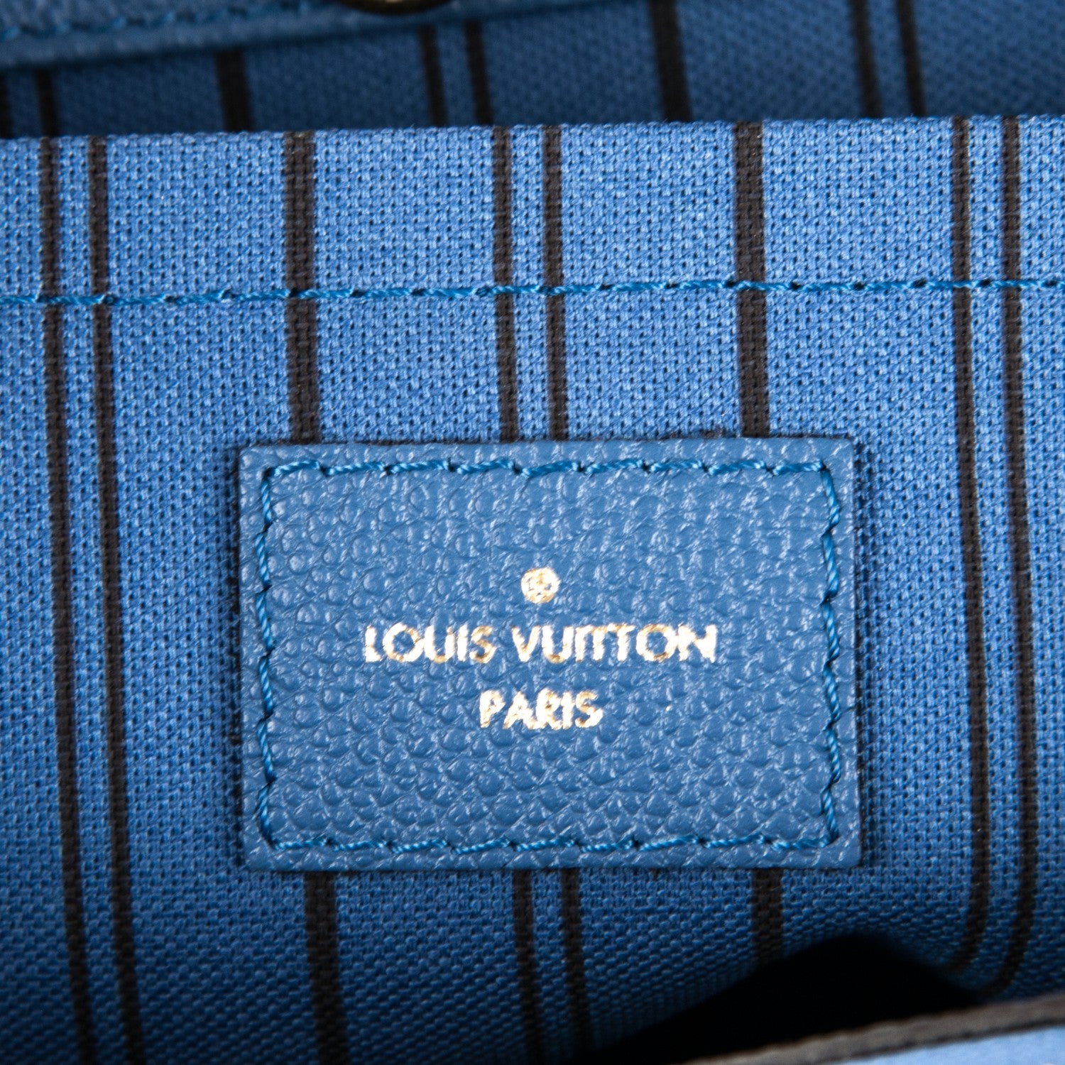 Louis Vuitton Empreinte Montaigne MM Denim 6 of 8