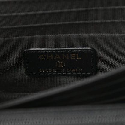 Chanel Lambskin Quilted Mini Trendy CC Wallet On Chain WOC Black 6 of 13
