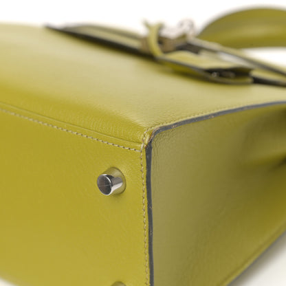 Hermes Chevre Mysore Kelly Sellier 25 Vert Anis 9 of 19