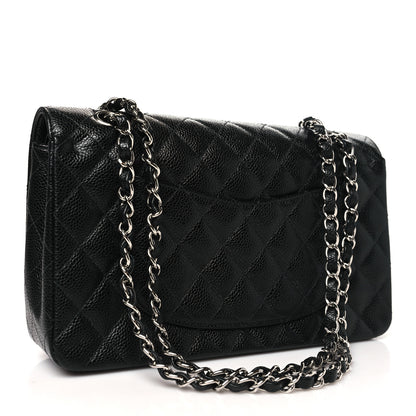 Chanel Caviar Quilted Medium Double Flap Black 3 of 10