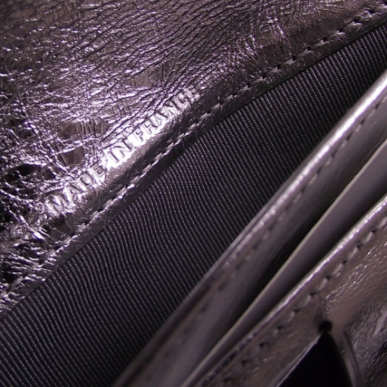 Lambskin Timeless Reissue Wallet Silver