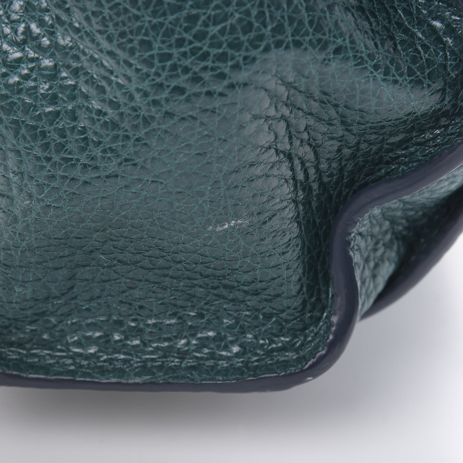 Alexander Wang Pebbled Lambskin Inside Out Rockie Dark Mosaic Teal Silver Hardware 13 of 15