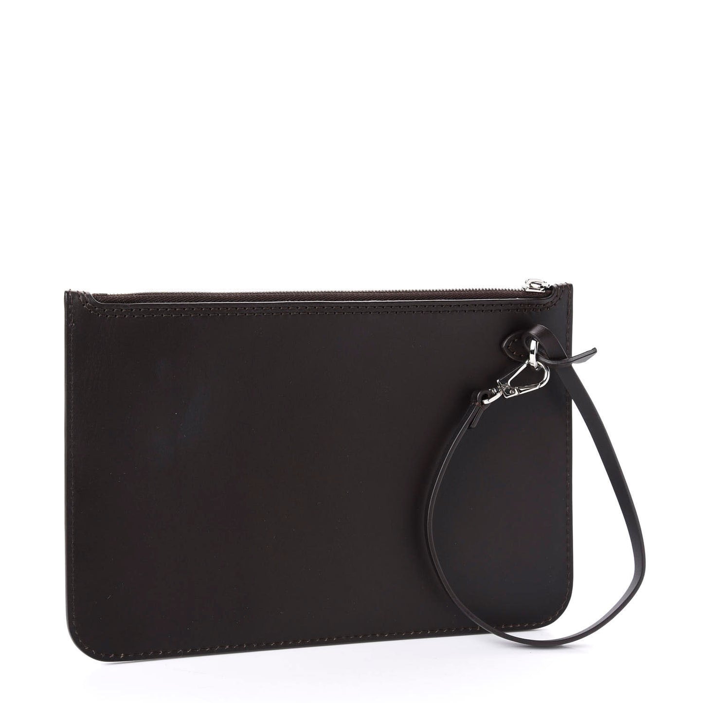 Calfskin Hina Pochette MM Brown