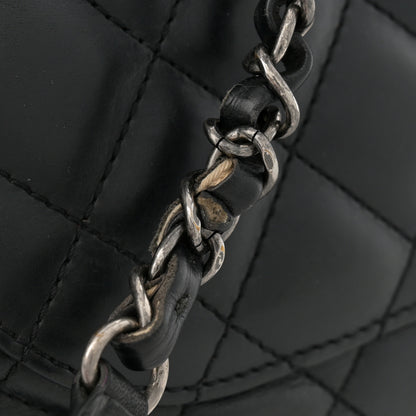 Chanel Calfskin Quilted Large Easy Shopping Tote Black 16 of 19