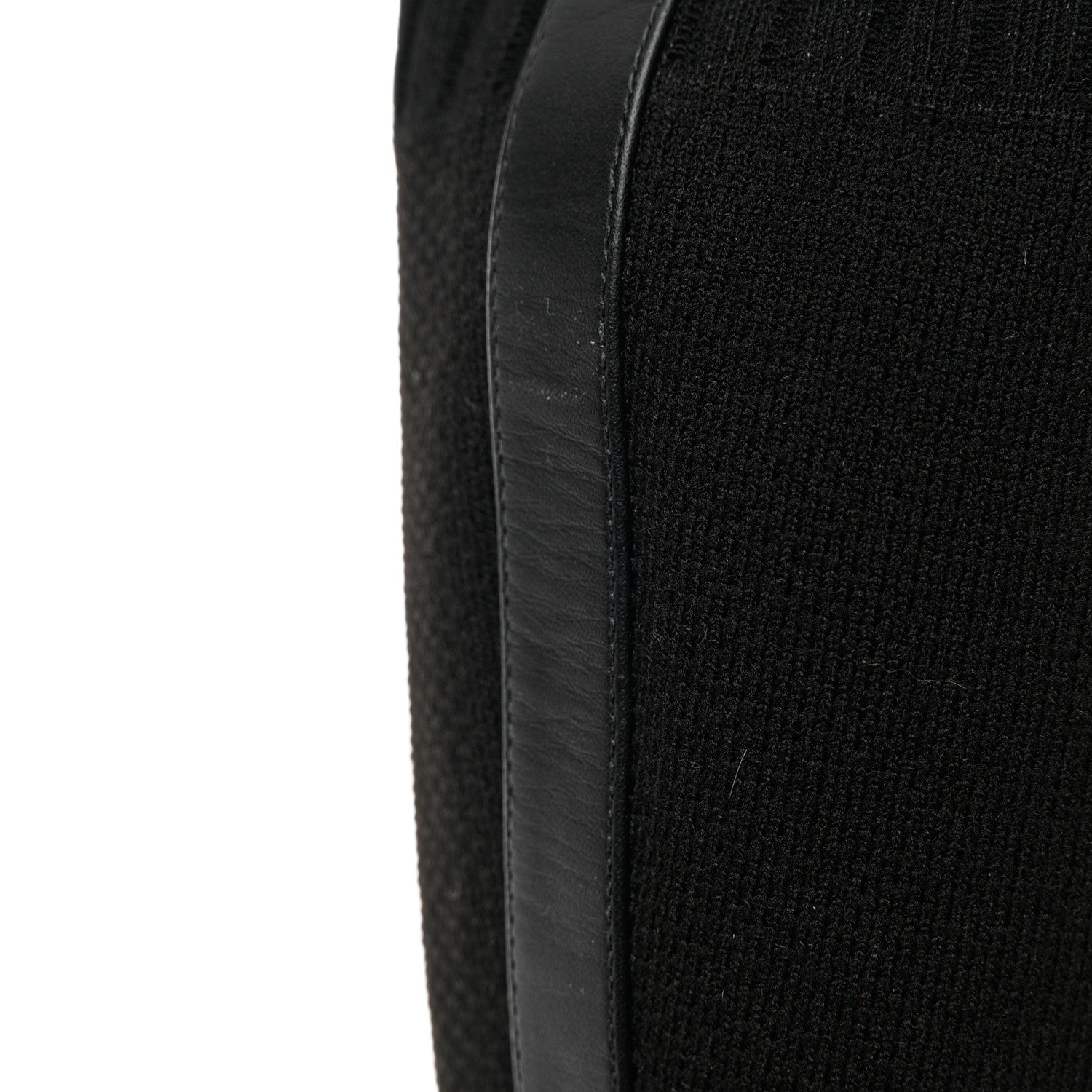 Hermes Knit Calfskin Fontaine 60 Boots 36.5 Black 12 of 16