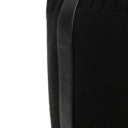 Hermes Knit Calfskin Fontaine 60 Boots 36.5 Black 12 of 16