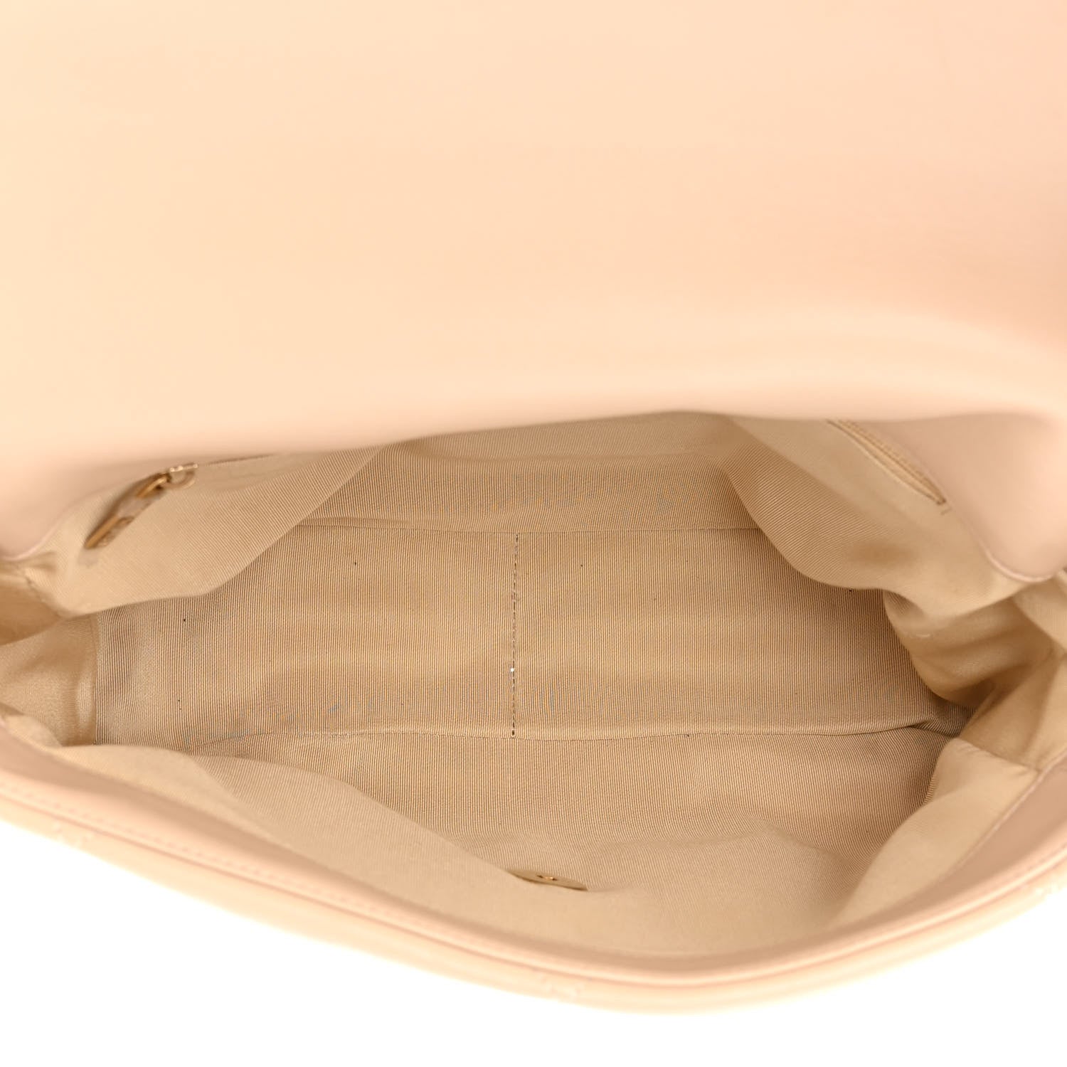 Chanel Lambskin Quilted Large Chanel 19 Flap Beige 5 of 10