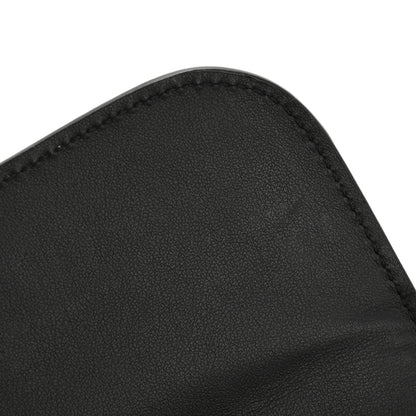 Burberry Grainy Calfskin Buckle Detail Flap Wallet Black 9 of 11
