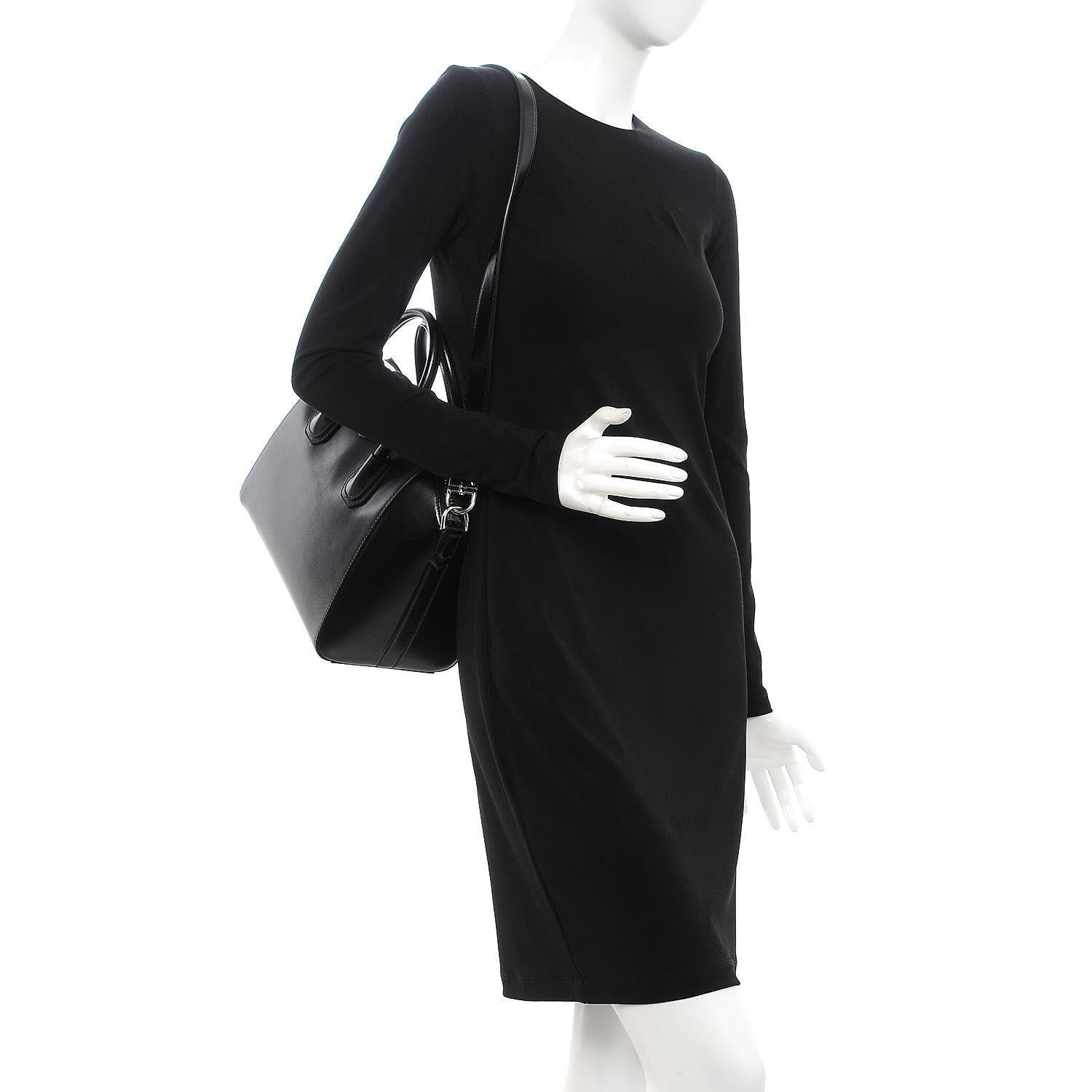 Givenchy Shiny Lord Calfskin Small Antigona Black 2 of 8