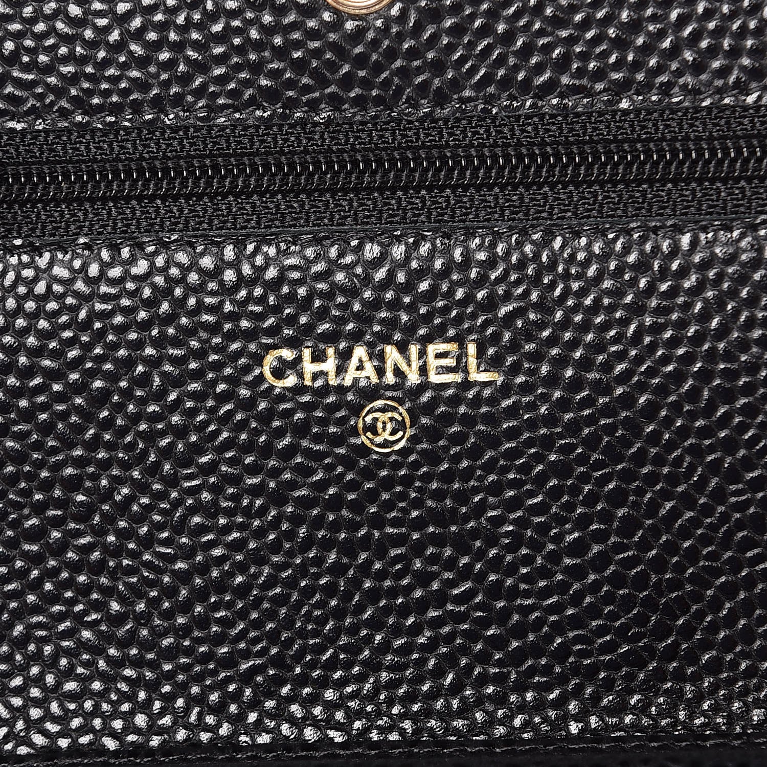 Chanel Caviar Quilted Wallet On Chain WOC Black 6 of 9