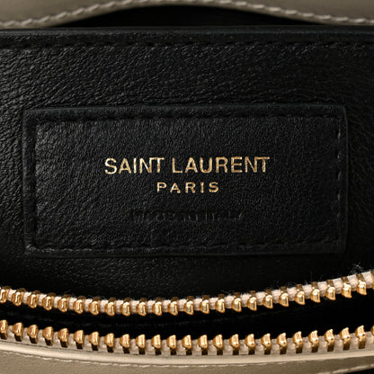 Saint Laurent Calfskin Y Quilted Monogram Small Loulou Chain Satchel Crema Soft 6 of 10