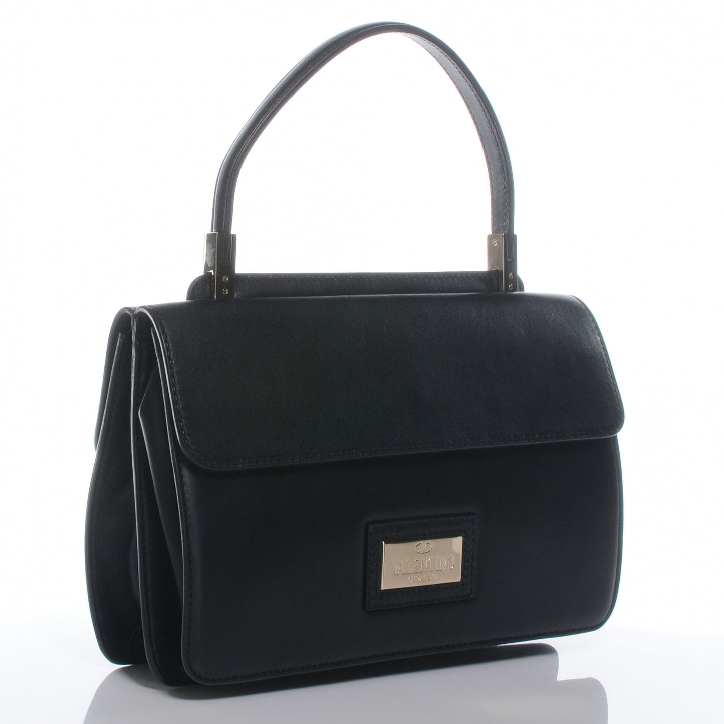 Nappa Small Aphrodite Bow Satchel Black