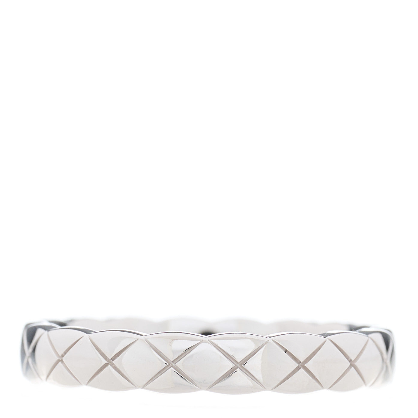 Chanel 18K White Gold Mini Coco Crush Ring 51 5.75 2 of 4