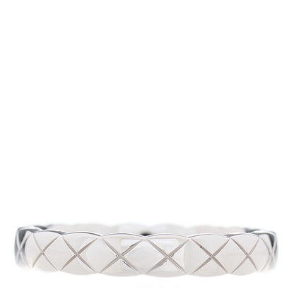 Chanel 18K White Gold Mini Coco Crush Ring 51 5.75 2 of 4